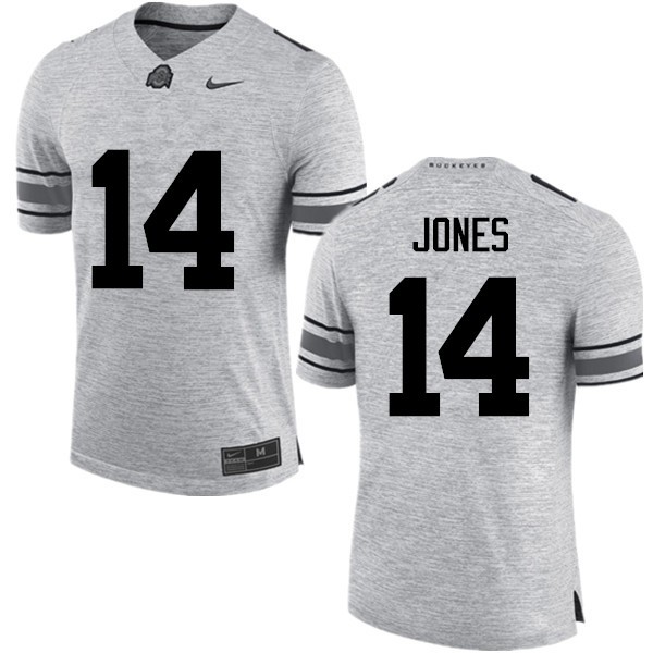 Ohio State Buckeyes #14 Keandre Jones Men College Jersey Gray